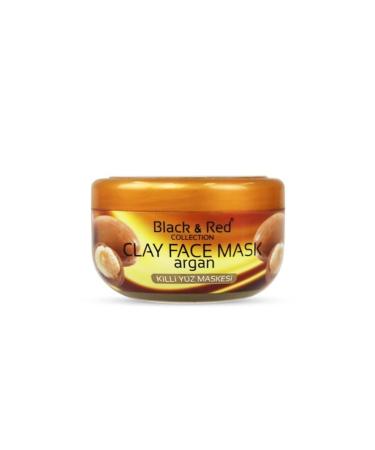 Black Red Black&red Clay Face Mask Argan