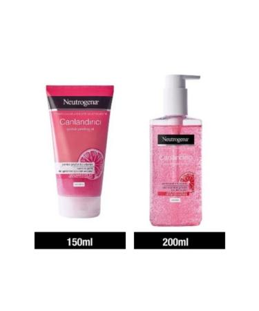 Neutrogena Visibly Clear Pink Peeling Gel 150 Ml + Revitalizing Facial Cleansing Gel 200 Ml