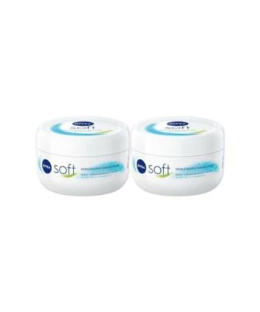 NIVEA Soft Moisturizing Care Cream 300 Ml (2 Pieces)