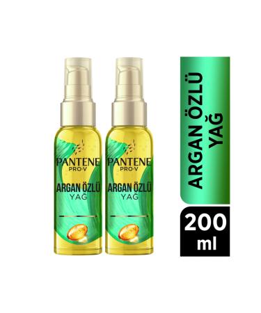 Pantene Natural Synthesis Argan Oil Elixir 100 Ml Hair Care Serum X 2 Pieces
