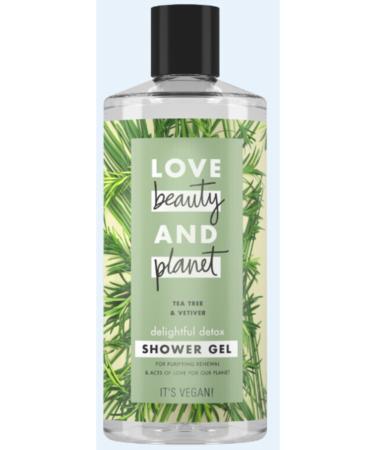 Love Beauty and Planet Shower Gel Tea Tree and Vetiver 400 Ml
