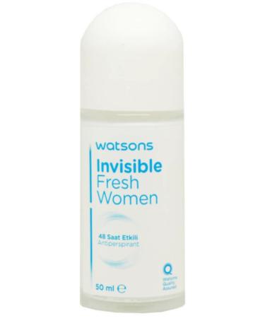 Watsons Invisible Fresh Women Roll-on 50 ml