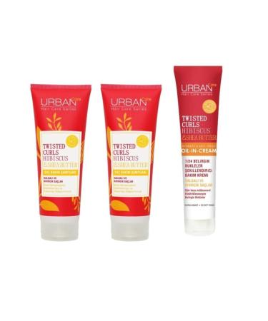 Urban Care Hibiscus Curl Defining Shampoo 250 ml 2 Pieces + Leave-in Conditioner 175 ml