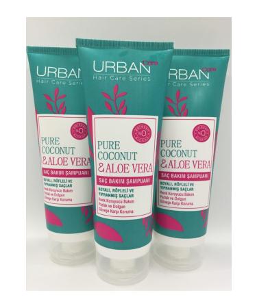 Urban Care Pure Coconut & Aloe Vera Hair Care Shampoo 250 Ml X 3-Piece Advantageous Set