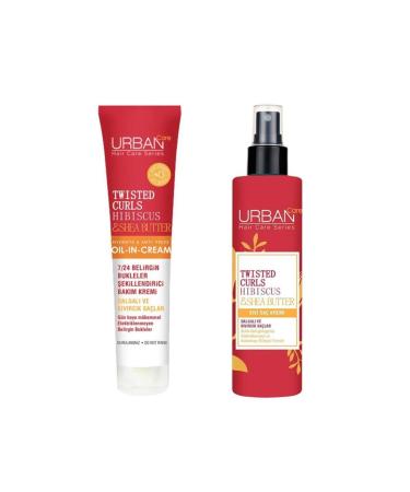 Urban Care Urban Hibiscus and Shea Butter Curl Defining Hair Care Set