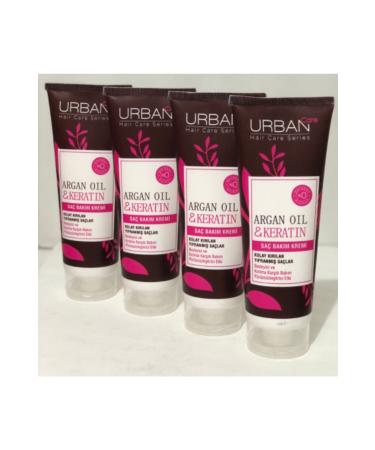 Urban Care Argan Oil & Keratin Hair Conditioner 4 Pieces