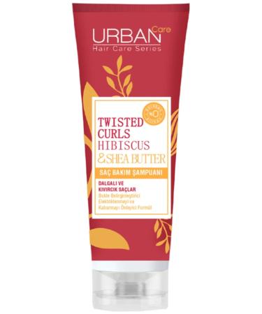 Urban Care Twisted Curls Hibiscus & Shea Butter Hair Care Shampoo 250 Ml