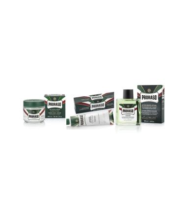 Proraso Eucalyptus Oil and Menthol Pre-Shave Cream + Shaving Cream 150 Ml + Aftershave Lotion 100 Ml