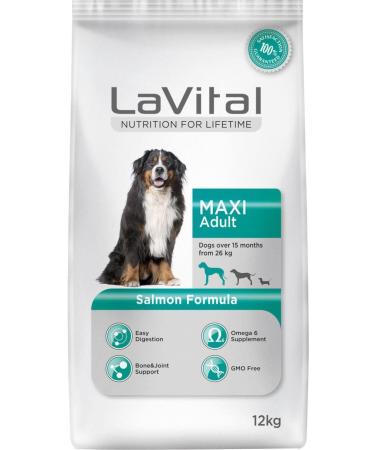 La Vital Lavital Large Breed Adult Dog Food with Salmon 12 kg