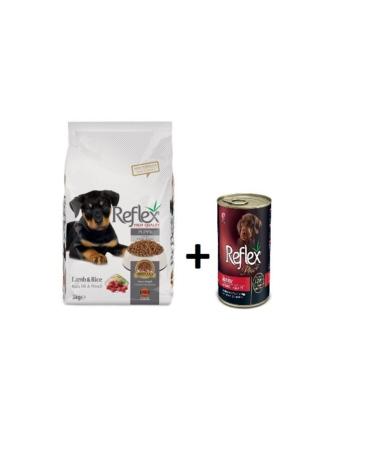 Reflex Lamb Puppy Food 3 Kg + Lamb Canned Food