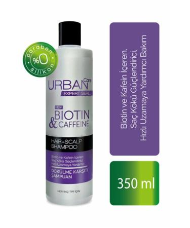 D nya Urban Care Biotin and Caffeine Hair Root Strengthening Fast Growth Helping Shampoo 350 Ml