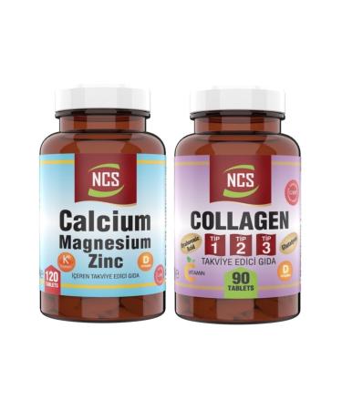Ncs Collagen Type 1-2-3 (collagen) 90 Tablets Calcium 120 Tablets
