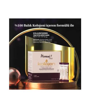 Homm Herbal Homm Vita Skin Rejuvenating Immune Boosting Collagen Drink 20 Pieces