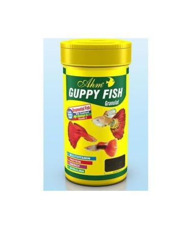 Ahm Guppy Granulat Guppy Fish Food 250 Ml
