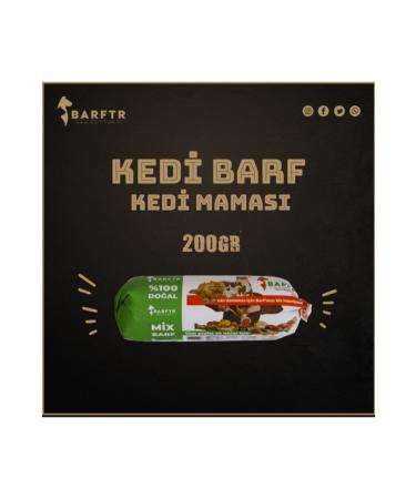BARFTR Cat Barf-cat Food / 200 Grams Single Packages / 8 Kg