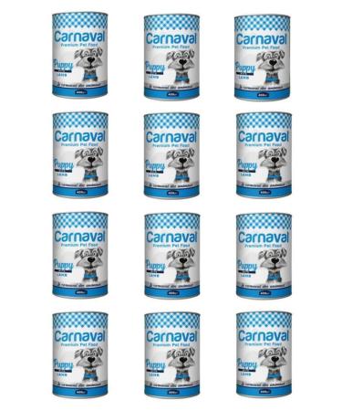 Carnaval Dog Lamb Meat Puppy Canned Food 400 Gr X 12 Pieces