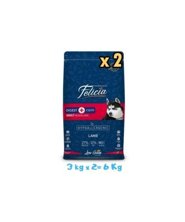 Felicia Lamb Dog Food 3 Kg (2 Pieces)