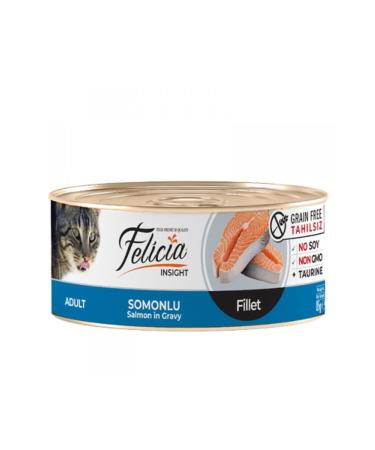 Felicia Pate/Puree Salmon Cat Canned Food 85 gr X 24 Pieces