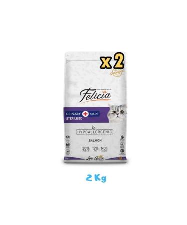 Felicia Sterilized Cat Food with Salmon 2 Kg (2 Pieces)