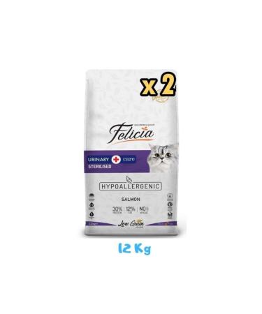 Felicia Sterilized Neutered Salmon Cat Food 12 Kg (2 Pieces)