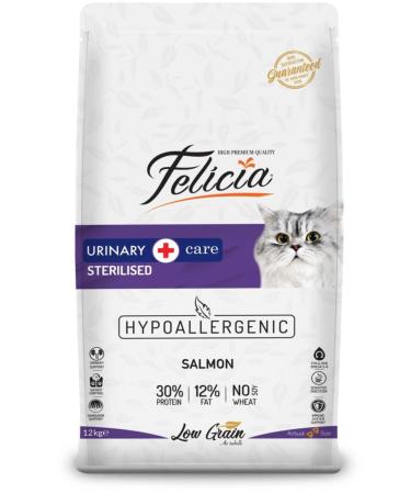 Felicia Urinery Care Sterilized Cat Food Salmon 12 Kg