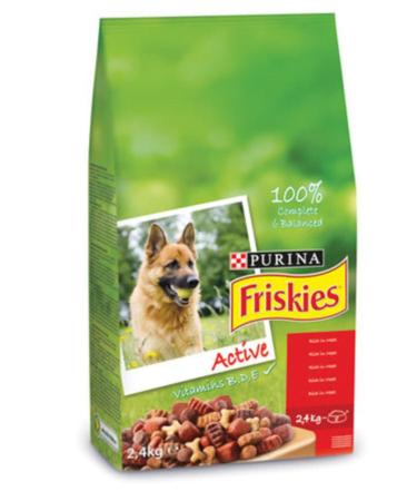 Friskies Meaty Active Dog 2.4 Kg X 2 Pieces