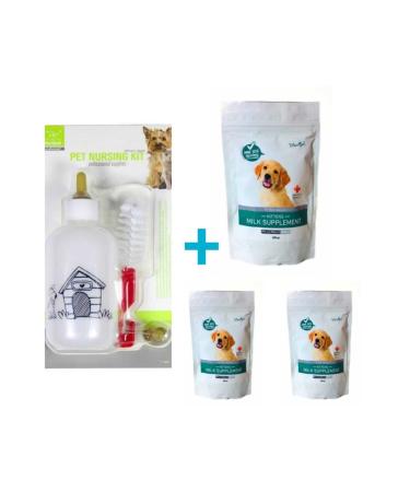 Maxisol Puppy Milk Powderx3 + Bottle Set