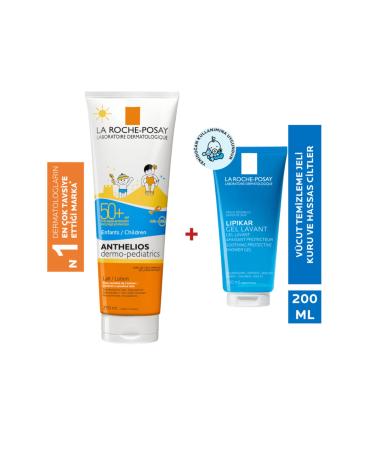 La Roche Posay Anthelios Dermo Pediatrics Lait Spf 50 250 Ml + 100 Ml Lipikar