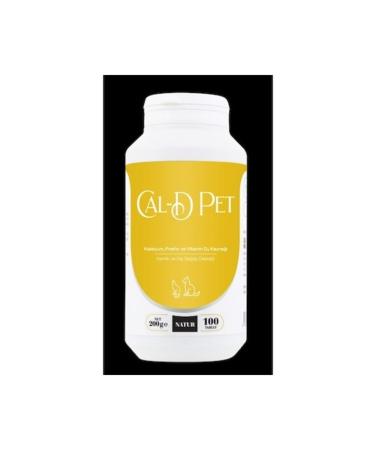 Natural Cal-d Pet Calcium Phosphorus Devit 100 Tablets for Dogs