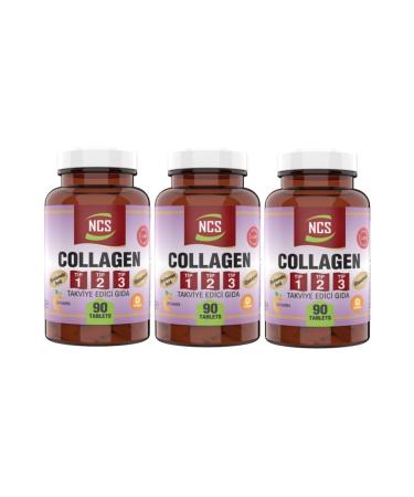 Ncs Collagen (collagen) (type) 1-2-3 Hyaluronic Acid 3 X 90 Tablets