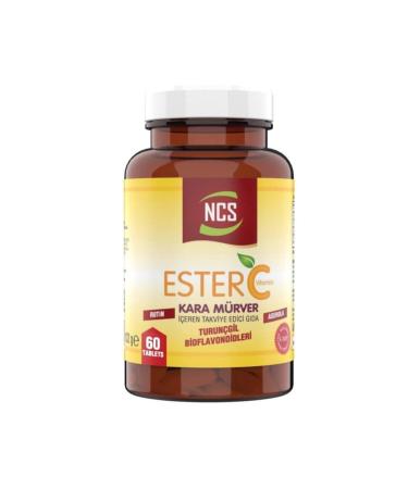 Ncs Ester Vitamin C 500 Mg Black Elderberry 60 Tablets Vitamin C