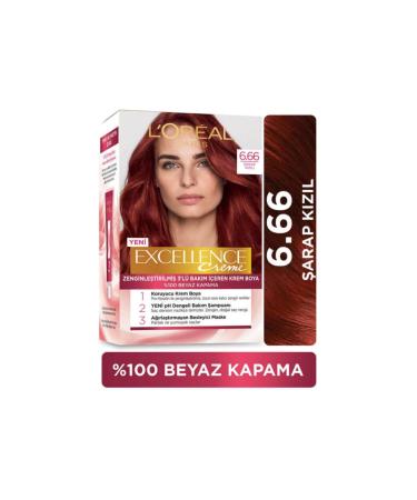 L'Oreal Paris Excellence Creme 6.66 Dark Blonde Intense Red