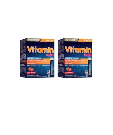 Nutraxin Vitamin Mix For Children 7 Bottles X2 Pieces