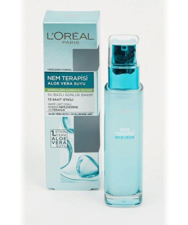 L'Oreal Paris Moisture Therapy Aloe Vera Juice Water-Based Daily Care for Normal to Combination Skin 70ml 3600523424894