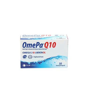 Omepa Q10 Omega3 & Ubiquinol 30 Capsules