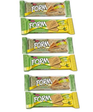 Eti Form Whole Wheat Biscuits 45 G X 3 Pieces Form Lemon Fiber Whole Wheat Biscuits 50 G X 3 Pieces
