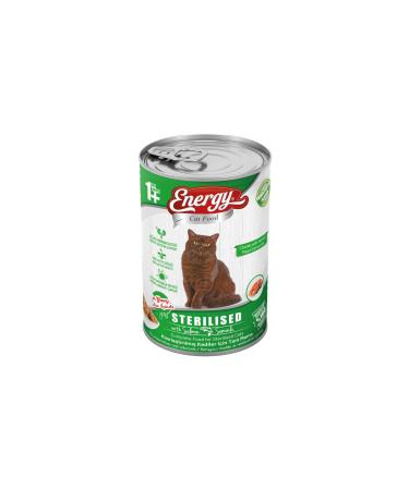 Energy Salmon Sterilized Cat Food-400 Grams-12 Cans