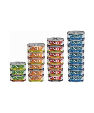 N & D Mixed Cat Canned Food 85 Gr X 24 Pieces