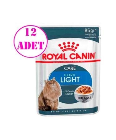 Royal Canin Ultra Light Cat Canned Food 85 Gr 12 Pieces