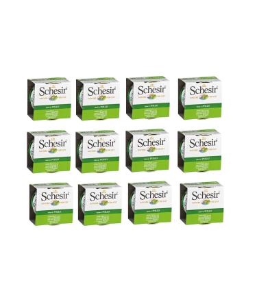 Schesir Chicken Fillet Cat Canned Food 85 Gr X 12 Pieces