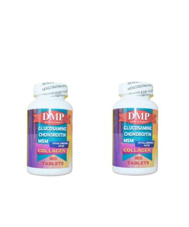 DMP Glucosamine Chondroitin Msm 180 Tablets 2 Boxes 360 Tablets