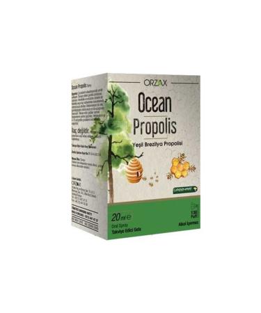 Ocean Green Brazilian Propolis with Ocean Honey for Adults and Children 20 Ml