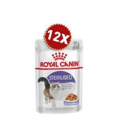 Royal Canin Sterilized Neutered Cat Pounch Wet Food 12x85gr