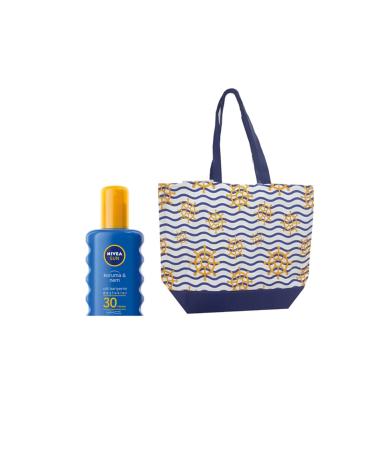 NIVEA Sun Protection & Moisture Moisturizer Gkf 30 Sun Spray 200 Ml + Beach Bag 32x45 Cm Gift