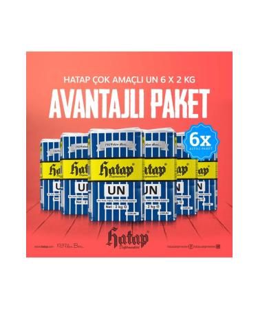 Hatap Mills Hatap Multi-Purpose Flour 6 X 2 Kg Advantageous Package