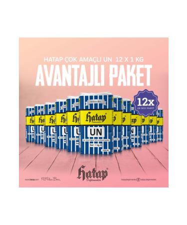 Hatap Mills Hatap Multi-Purpose Flour 12 X 1 Kg Advantageous Package