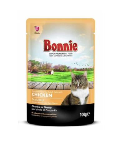 Bonnie Bonnie Cat Pouch Chicken 100 Gr 5 Pieces