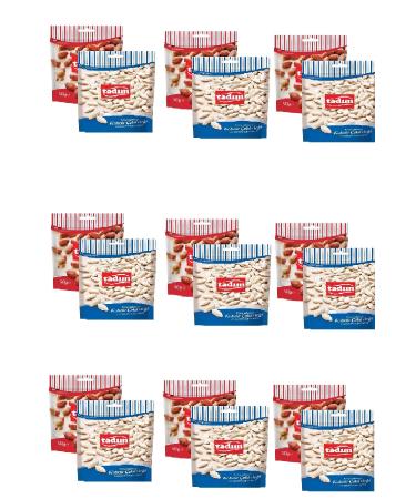 Tad m Roasted Salted Peanuts 90 Gr X 9 Pieces Unsalted Pumpkin Seeds 80 Gr X 9 Pieces