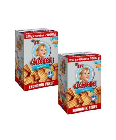 Eti Cicibebe Baby Biscuits 1000 Gr. X 2 Pieces (Economic Package)