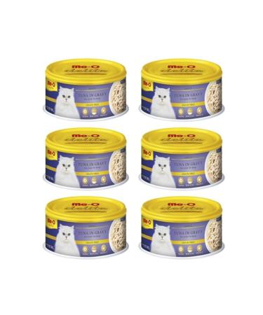 me-o Delite Canned Cat Food with Tuna Meat in Sauce 80 Gr X 6 Pieces